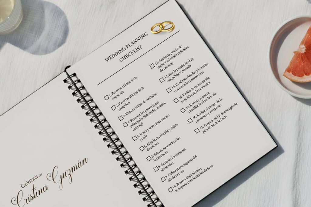 Checklist para planificar boda paso a paso
